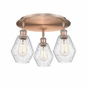 Cindyrella - 3 Light Flush Mount In Industrial Style-10 Inches Tall and 17.75 Inches Wide - 1 of 1