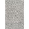 Nuloom Flora Handmade Textured Diamonds Wool Area Rug, 3' x 5', Gray - 2 of 4