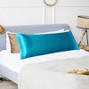 PiccoCasa Luxury Silky Satin Zipper Closure Silky Satin Body Pillowcases 1 Pc - 2 of 4