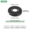 Unique Bargains Wall Split Flange Self-Adhesive Durable Cuttable Hole Design Faucet Escutcheons 2 Packs - 3 of 4