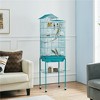 Yaheetech Roof Top Birdcage Parrot Cage with Detachable Rolling Stand Wrought Iron - 2 of 4