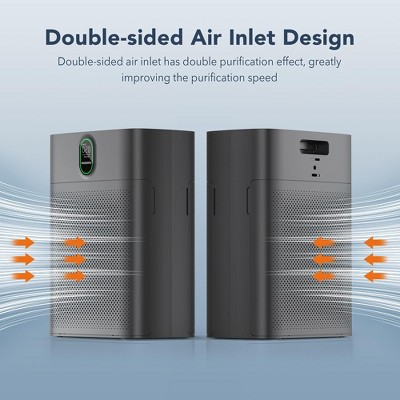 Morento Black HEPA Air Purifier for Large Rooms