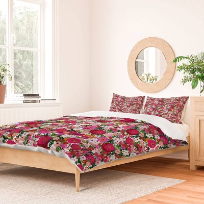 Alison Janssen Never Too Many Flowers Duvet Set - Deny Designs