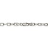 Black Bow Jewelry 4.3mm Sterling Silver D/C Solid Elongated Cable Chain Necklace - 4 of 4