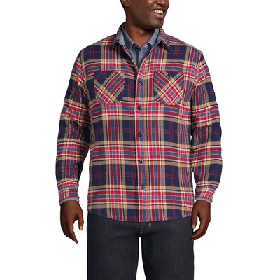 men's traditional fit rugged flannel shirt