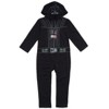 Star Wars Darth Vader Zip Up Cosplay Coverall and Cape Little Kid to Big Kid - image 3 of 4