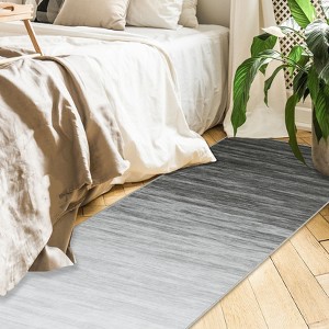 Machine Washable Runner Rugs 2x6 Modern Ombre Hallway Rugs with Non-Slip Backing, Non-Shedding Gradient Color Area Rugs for Entryway Kitchen Bedroom - 1 of 4