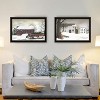 2Piece Vignette Christmas Time with Black Framed Wall Art for Living Room,Bedroom Wall Art Print for Home Decor by Billy Jacobs - 3 of 4