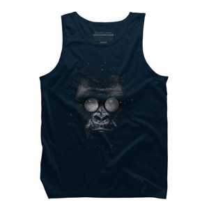 Men's Design By Humans Nerd Gorillaz By ikaruz Tank Top - 1 of 3