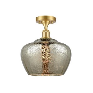 Fenton - 1 Light Semi-Flush Mount In Industrial Style-13 Inches Tall and 11 Inches Wide - 1 of 1
