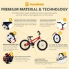 RoyalBaby Freestyle Outdoor Kid's Sporty Bicycle with Kickstand, 18 Inch, Red - 4 of 4