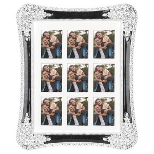 REGALWOVEN Shiny Craft Clear Glass Surface Photo Frame - 1 of 4