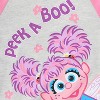 Sesame Street Abby Cadabby Girls 2 Piece Long Sleeve Shirt and French Terry Pants Set for Infant Toddler and Little Kids - Size 12M - 4 of 4