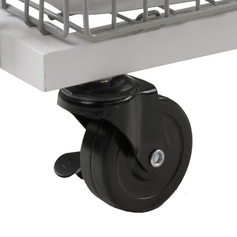 Cart System with wheels 4 Tier White - Atlantic, 4 of 16
