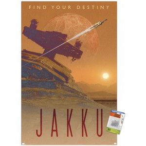 Trends International Star Wars: Jakku - Visit Jakku by Russell Walks 23 Unframed Wall Poster Prints - 1 of 4
