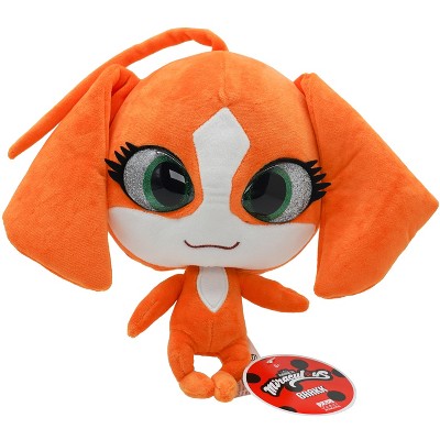 Miraculous Ladybug - Kwami Lifesize 5-inch Plush Clip-on Toy, Super Soft  Collectible With Glitter Stitch Eyes And Matching Backpack Keychain, Tikki  : Target