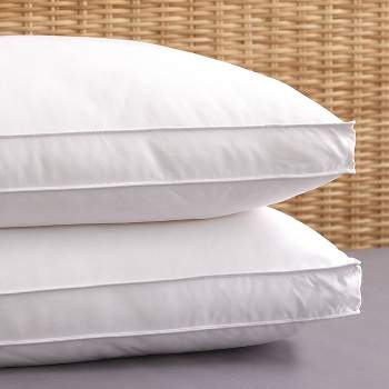 2pk Allergen Barrier Bed Pillow with 2" Gusset - PureShield