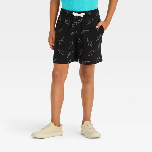 Boys' Playwear 'At the Knee' Pull-On Shorts - Cat & Jack™ Black XS