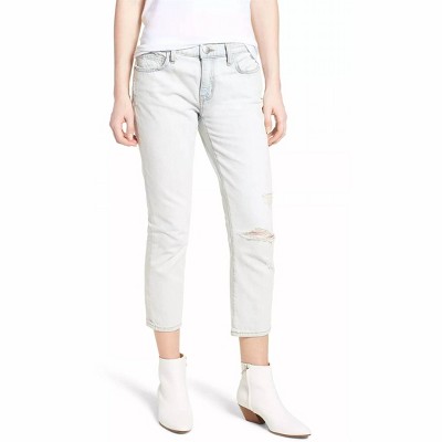 Women's The Cropped Straight Leg Destroy Ankle Jean - CURRENT/ELLIOTT