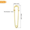 Unique Bargains Metal DIY Blankets Crafts Brooch Making Home Sewing Large Safety Pins 32 Pcs - 2 of 4