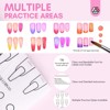 Saviland Pro Acrylic Trainer System - 10"x8" Anti-Deform Silicone Training Mat for Nail Tech Certification & Sculpting Practice. (Size: 1 Count) - 4 of 4