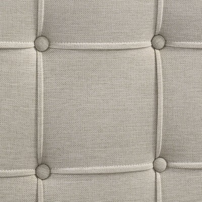 White Queen Upholstered Storage Bed with Tufted Headboard and Drawers