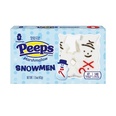 Peeps Holiday Snowman - 1.5oz/3ct