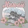 Junior's Lost Gods Hawaiian Waves and Flowers Oversized T-Shirt - 2 of 2