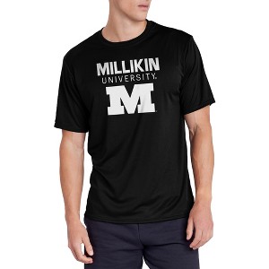 Men's Millikin University Sport Active T-Shirt Primary Logo - 1 of 4