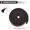 Unique Bargains Universal Car Weatherstrip Self Adhesive Weather Seal Strip 13Ft Z-Shape EPDM - 4 of 4