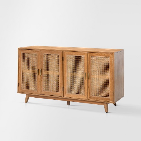 Target rattan deals media console