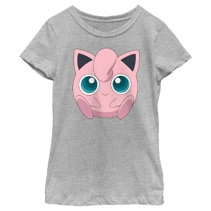 Girl's Pokemon Cute Jigglypuff T-Shirt - 1 of 4