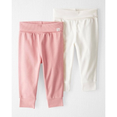 Little Planet by Carter's Organic Baby Girls' 2pk Pants