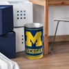 NCAA Michigan Wolverines Waste Basket: Indoor Tin Trash Can, Open Top Design - 2 of 3