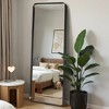 Spassway 38"H x 26"W Rectangle Decorative Aluminum Alloy Mirror Art Designs for Living Room Bedroom Entryway Office Home Black/Gold/Sliver Available - 3 of 4