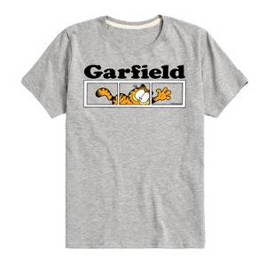 Boys' - Garfield - Garfield Panel Logo Short Sleeve Graphic T-Shirt - 1 of 4