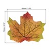 Unique Bargains Wedding Party Thanksgiving Halloween Decoration Autumn Artificial Maple Leaves - 2 of 4
