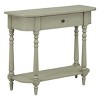 36"Wx30"H Solid Wood Vintage Style Console Table With Top Drawer And Open Lower Shelf,Console Table Entryway Narrow - Maison Boucle - 4 of 4