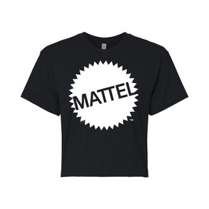 Women's - Mattel - Mattel Original Logo Cropped Graphic T-Shirt - 1 of 4