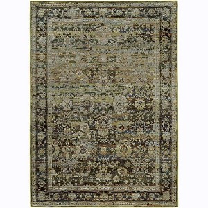 Oriental Weavers Andorra 7125C Green/ Brown Indoor Area Rug - 1'10" x 3'2" - 1 of 1
