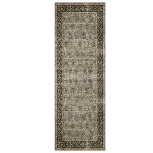 Coolmee Washable Area Rugs Vintage Printed Accent Rug Non-Slip Oriental Throw Rugs, Farmhouse Low Pile Rugs for Bedroom Living Room - 1 of 4