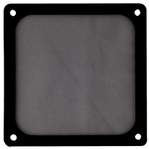 SilverStone Technology   Black Plastic Ultra Fine Fan Filter with Magnet for 120mm Case Fan air vent - 1 of 3