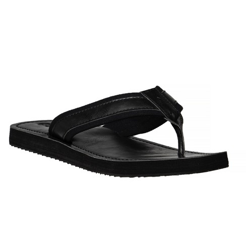 Sail Men's Thong Sandals - Black, 8 : Target