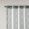Lycvki Fretwork Print Grommet Top Window Curtain Panel(Only 1 Pc Panel) - 4 of 4