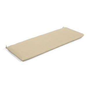 Casual Cushion Sunbrella Fabric 1-Piece Indoor/Outdoor Bench Cushion, 48"W x 18"L - 1 of 4