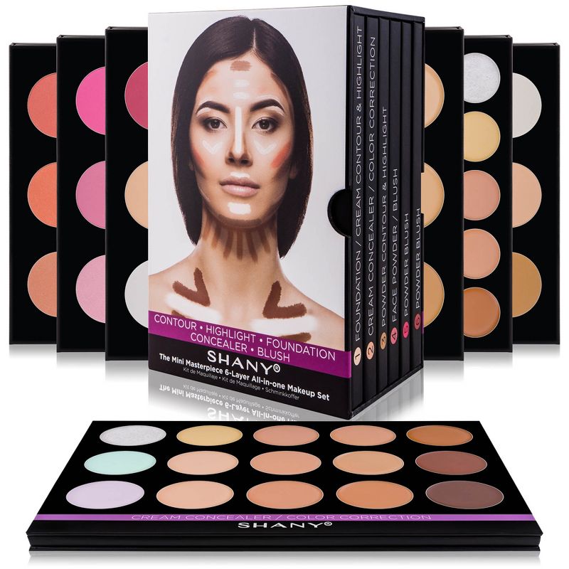 SHANY The Mini Masterpiece 6 Layers Contour Set  - 6 pieces, 1 of 12