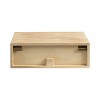 Kate and Laurel Ori Floating Side Table Rattan, 18x13x6, Natural - 4 of 4