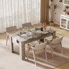 Dining Table for 4-6, Rectangular Dining Room Table, Kitchen Table with Large Table Top, Dinner Table, Farmhouse Dining Table - 2 of 4