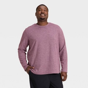 Men's Long Sleeve Soft Stretch T-Shirt - All In Motion™ - 1 of 3