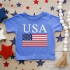The Juniper Shop USA Flag Solid Toddler Short Sleeve Tee - 2 of 4